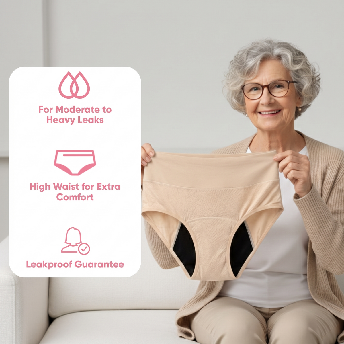 Day-Dry underwear features