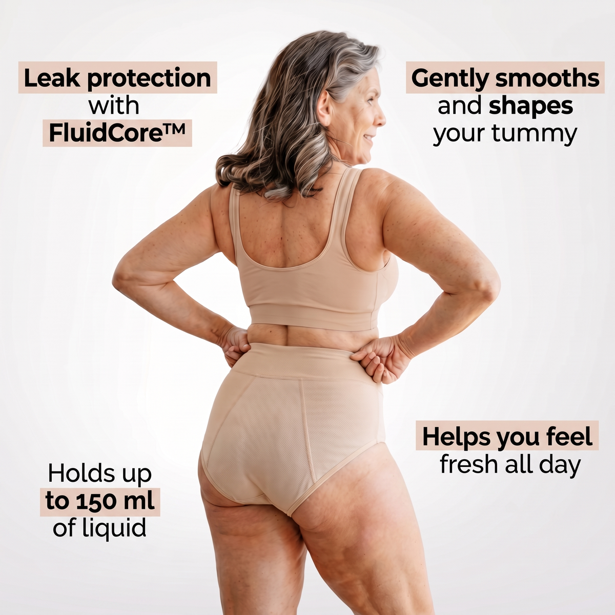 Day-Dry underwear for bladder leaks