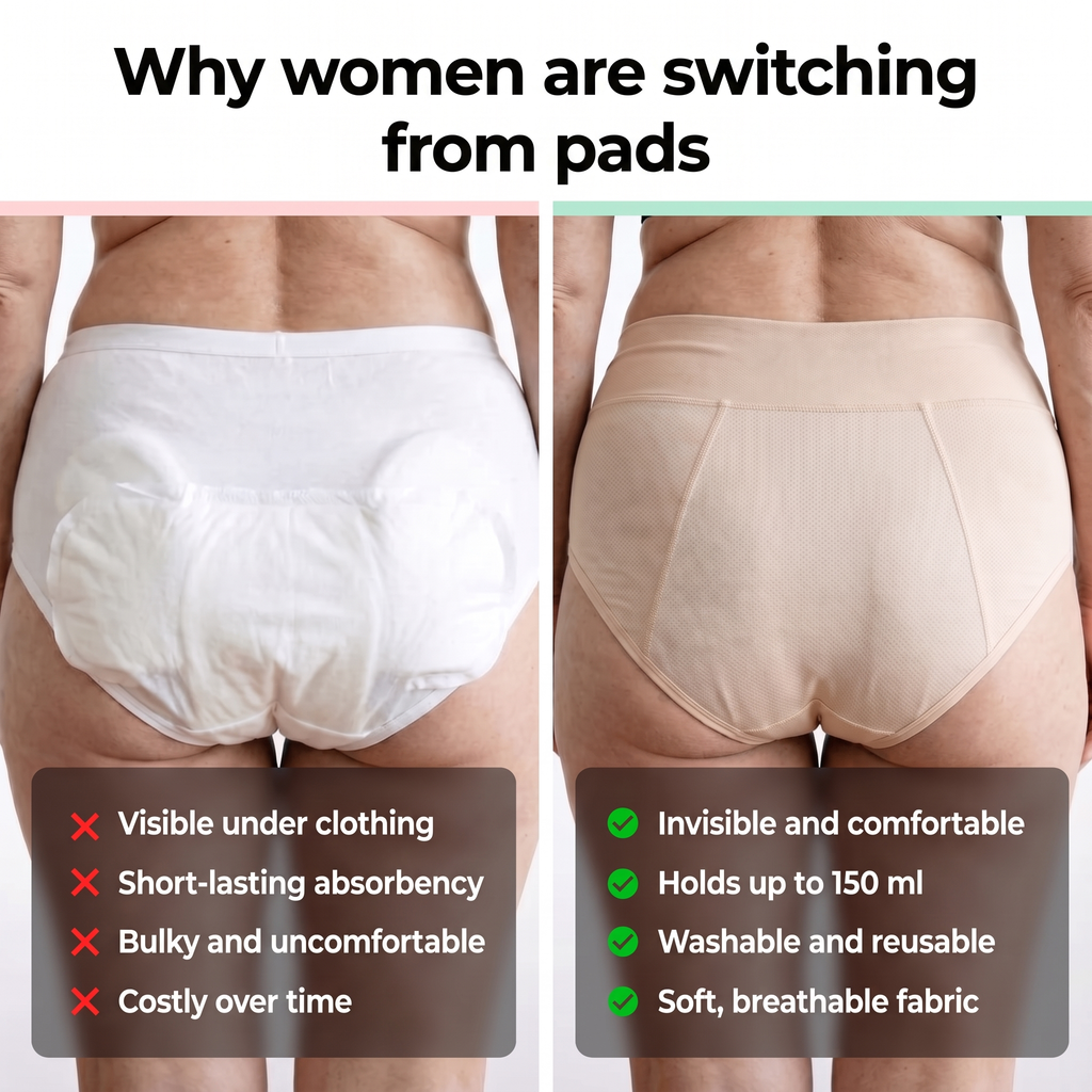 Day-Dry washable reusable underwear